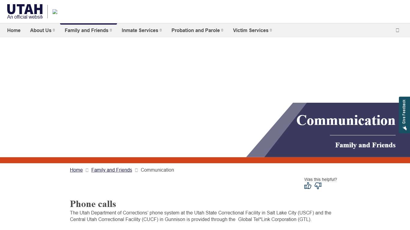 Communication UDC – Corrections