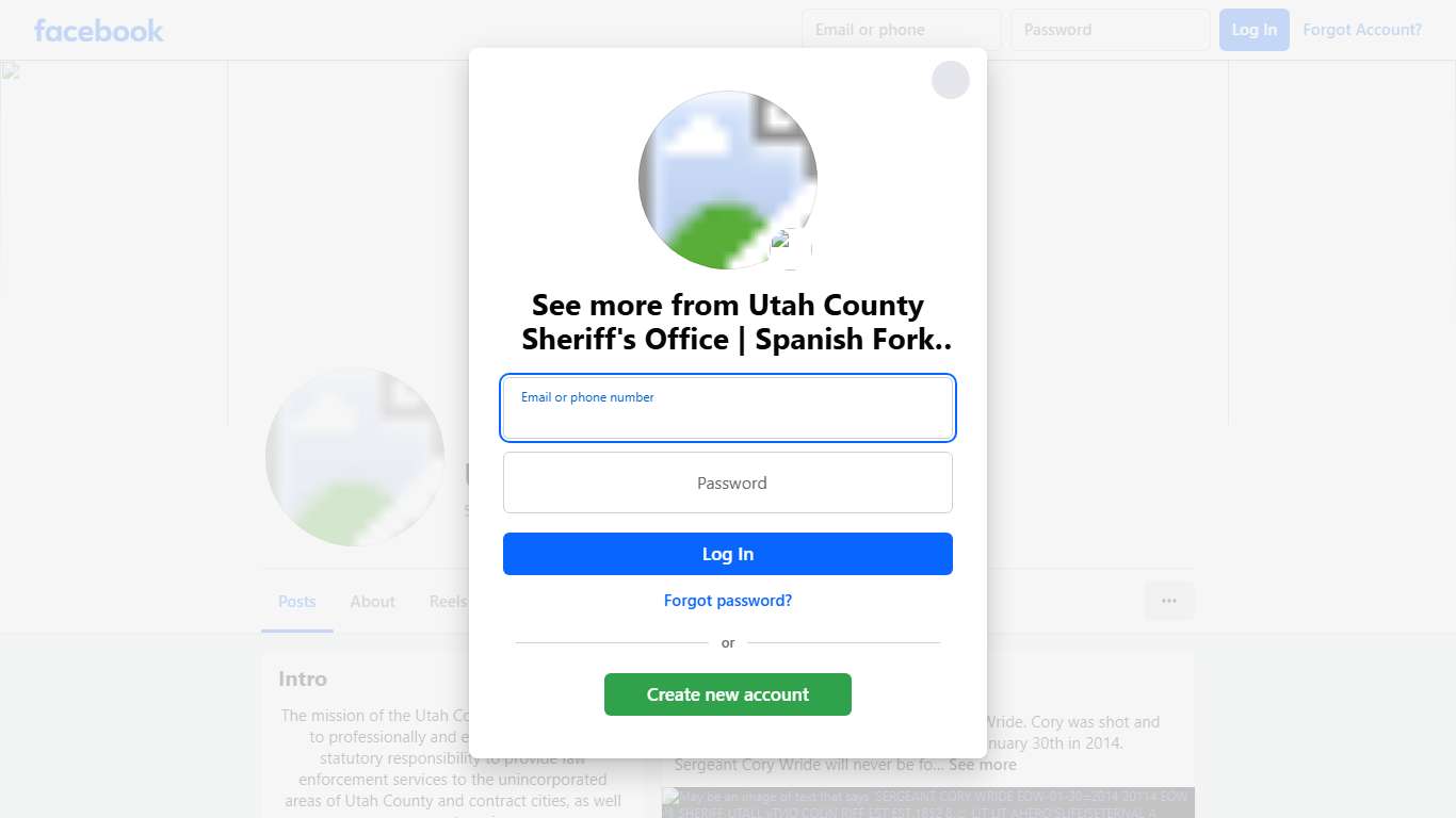 Utah County Sheriff's Office Spanish Fork UT Facebook